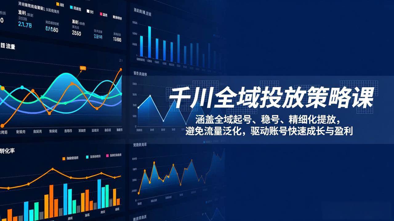 (17285期)千川全域投放策略课:涵盖全域起号、稳号、精细化投放,避免流量泛化,驱动账号快速成长与盈利-k宝库